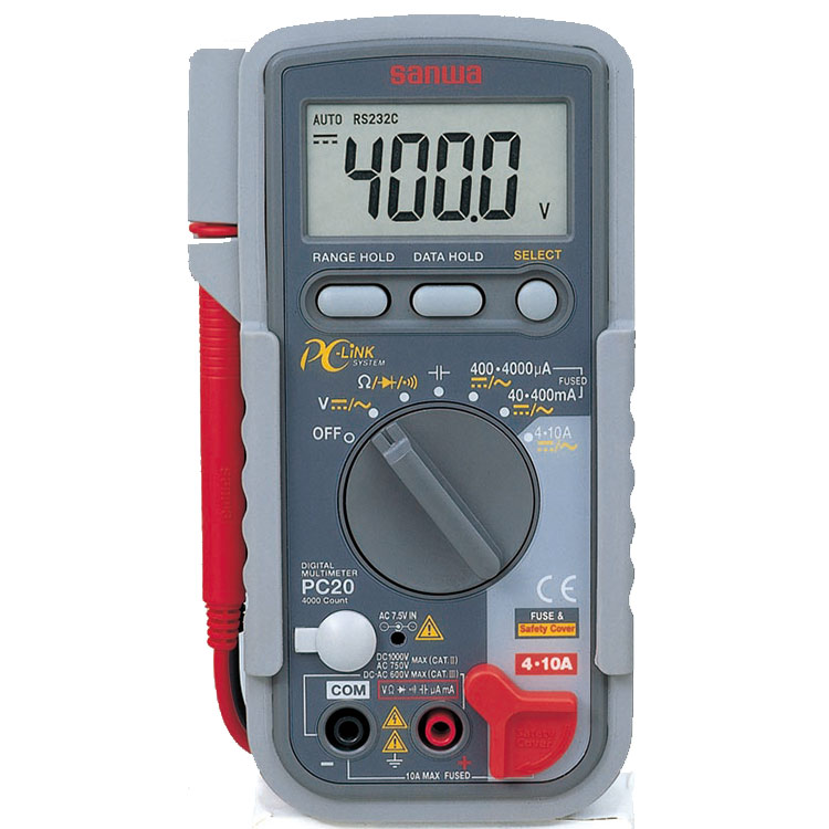 日本三和（sanwa）PC20緊湊型數字萬用表