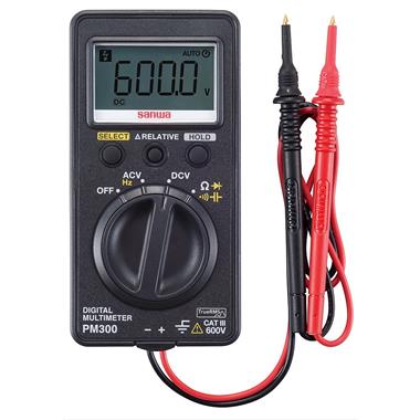 日本三和（sanwa）PM300小型超薄便攜式多功能數字萬用表